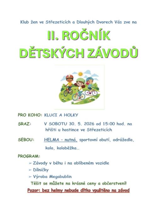 Závody plakát 2026